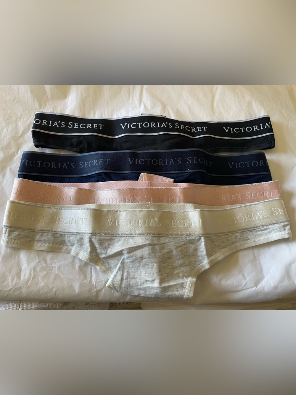 ❤️VICTORIA SECRET CHEEKY PANTY bundle new l thong cotton ❤️